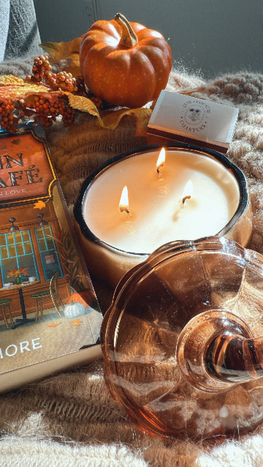 Fall in Love -Glass Pumpkin